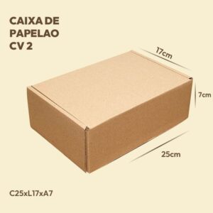 CAIXA DE PAPELAO CORREIO 2 - 25X17X9 cm - 50