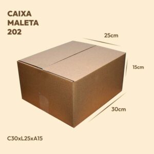 CAIXA MALETA 202 - 30x20x15cm - 100
