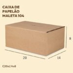 Caixa Maleta de Papelão 104 20x14x8 cm