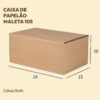 Caixa Maleta de Papelão 105 - 24x15x10 cm