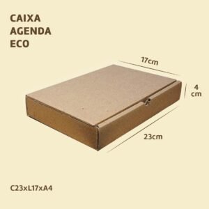 Caixa de Papelão Agenda Eco - 23x17x4 - 25