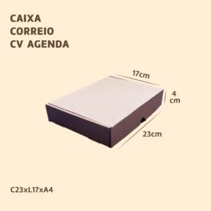Caixa de Papelão Correio CV Agenda - 23x17x4 - 250