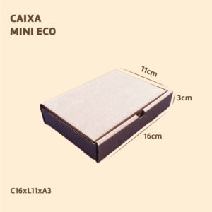 Caixa de Papelão Mini Eco - 16x11x3 - 250